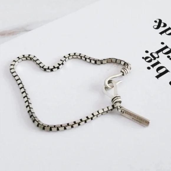 “7” NEW 925 STERLING SILVER CHAIN BRACELET - Picture 5 of 7